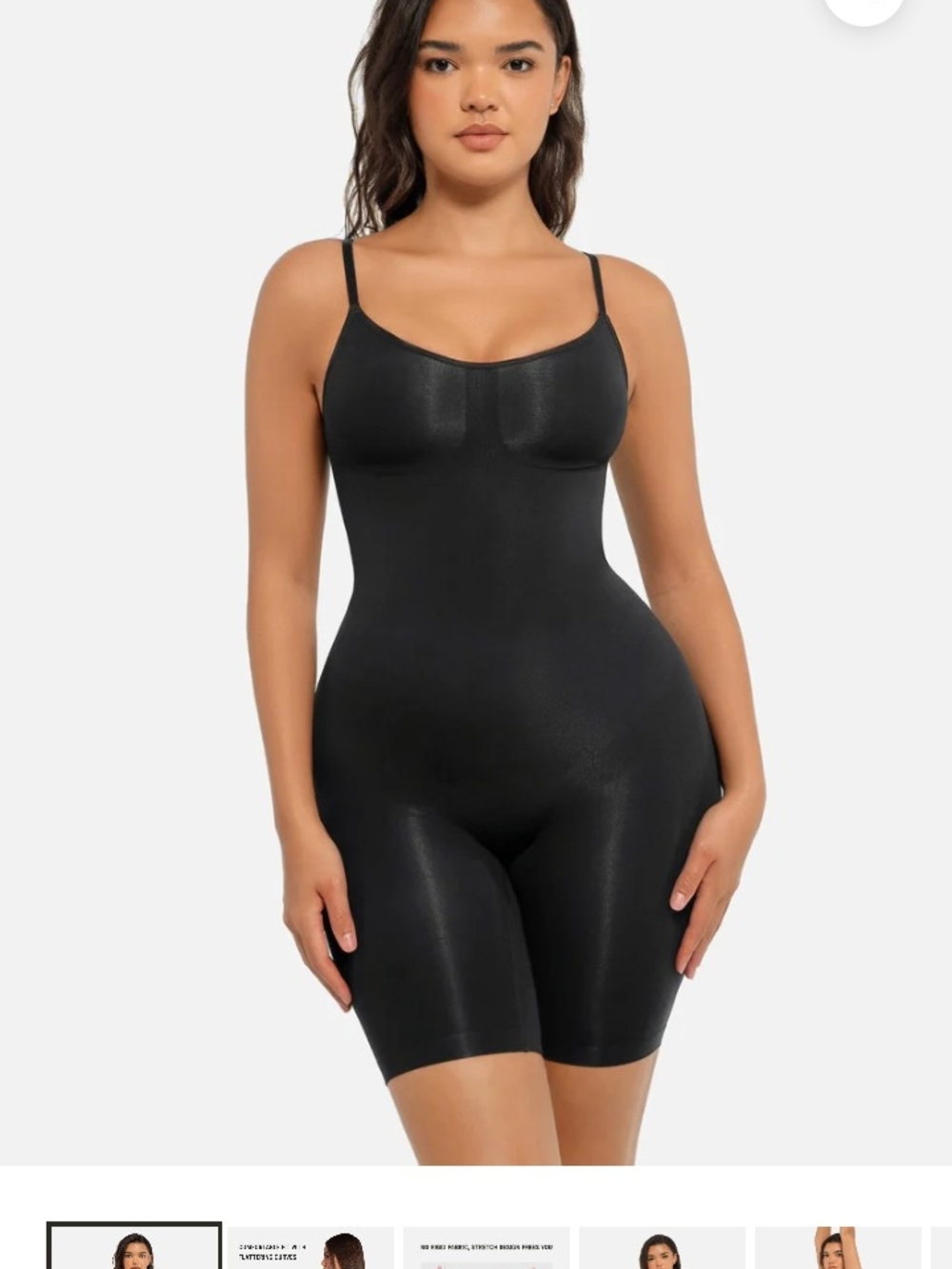 Feeling Girl Shapewear Bodysuit with Adjustable Straps Nwt